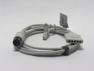 CABLE DE ECG UNIVERSAL CONECTOR REDONDO SEIS PINES PARA MONITOR DE SIGNOS VITALES